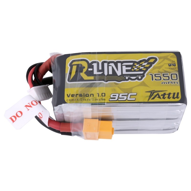 Battery Lipo Tattu R-Line 5S 1550mAh 95C