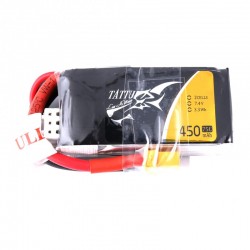 Batterie Lipo Tattu 2S 450mAh 75C - XT30