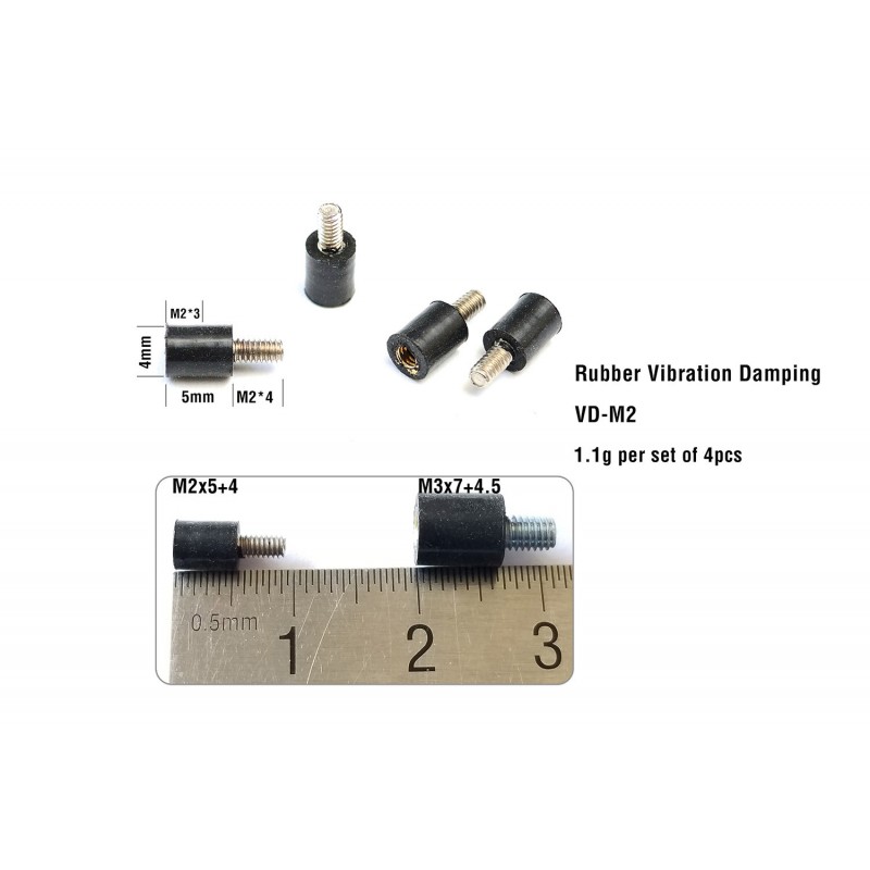 Entretoises M2 - Soft Mount - pour FC (4pces)