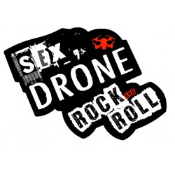 Sticker "Sex Drone Rock and Roll"