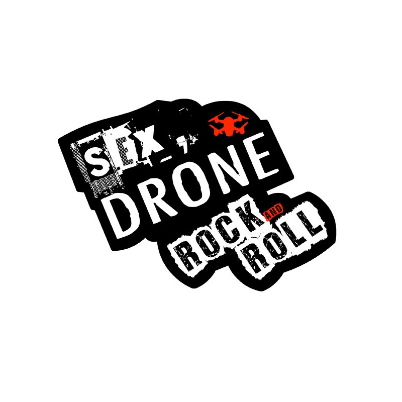 Sticker "Sex Drone Rock and Roll"