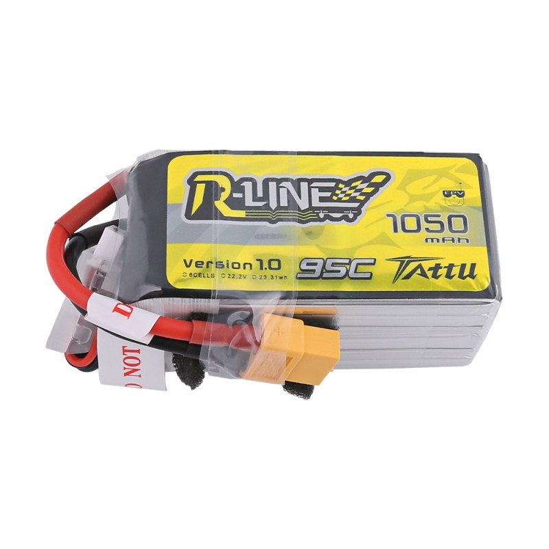 Batterie Lipo Tattu R-Line 6S 1050mAh 95C