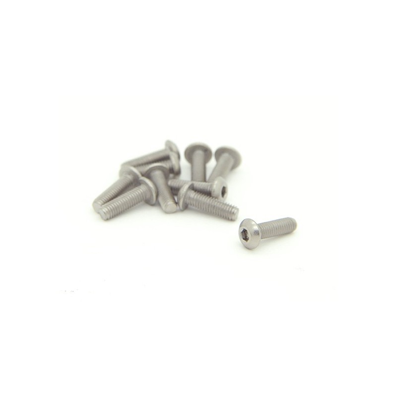 M3x10mm Titanium Screws - 10pces