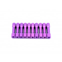 Entretoises moletées 20mm x M3  (10pces)