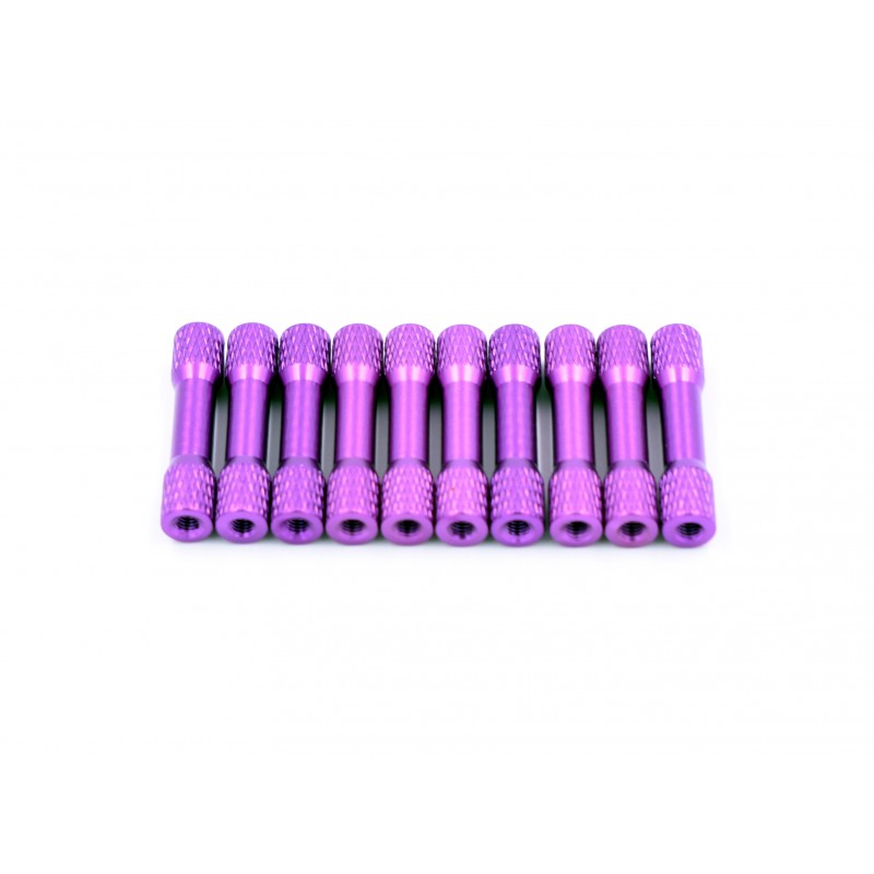 20mm x M3  Knurled Standoffs (10pces)