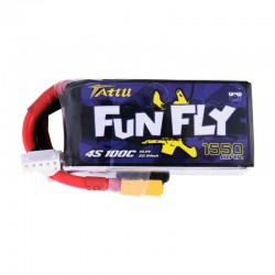 Batterie Lipo Tattu FunFly 4S 1550mAh 100C