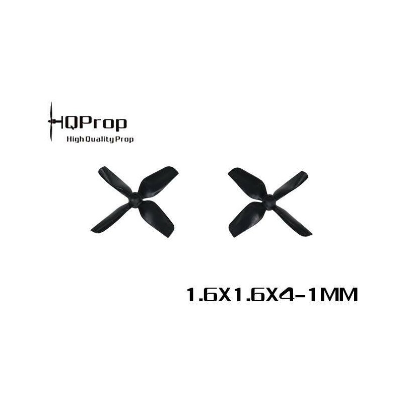 HQProp 1.6x1.6x4 ABS - 1MM Shaft (2x CW + 2xCCW)