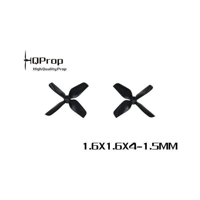 HQProp 1.6x1.6x4 ABS - 1.5MM Shaft (2x CW + 2xCCW)