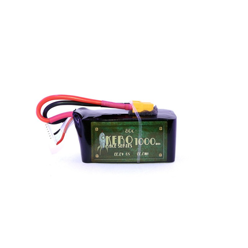 Batterie Lipo KERO 6S 1000mah 80C Batterie Lipo KERO 6S 1000mah 80C