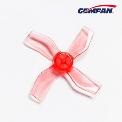 Clear Red 4CW, 4CCW Gemfan 31mm Durable 3 Blade 0.8mm Propeller 