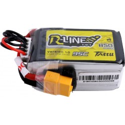 Batterie Lipo Tattu R-Line 4S 850mAh 95C (XT60)