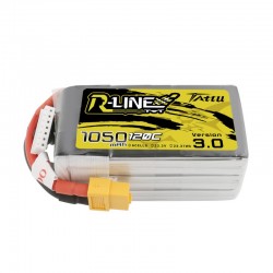 Batterie Lipo Tattu R-Line 6S 1050mAh 120C - Version 3.0