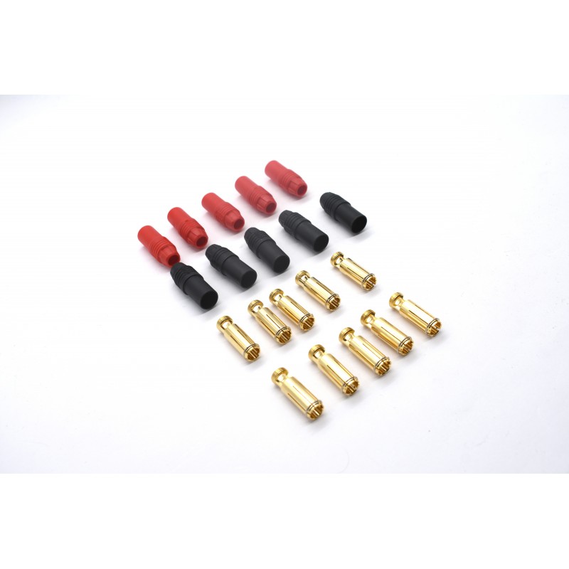 7mm Anti Spark Self Insulating Gold Bullet Connector (2 Pairs) 7mm Anti Spark Self Insulating Gold Bullet Connector (2 Pairs)