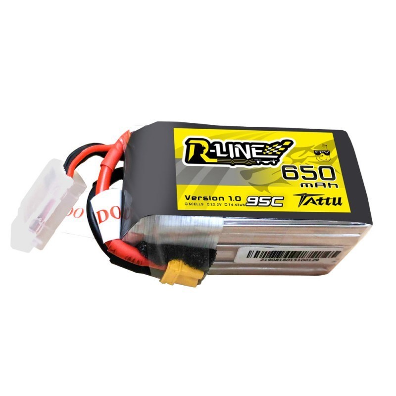 Tattu R-Line 6S 650mAh 95C (XT30)