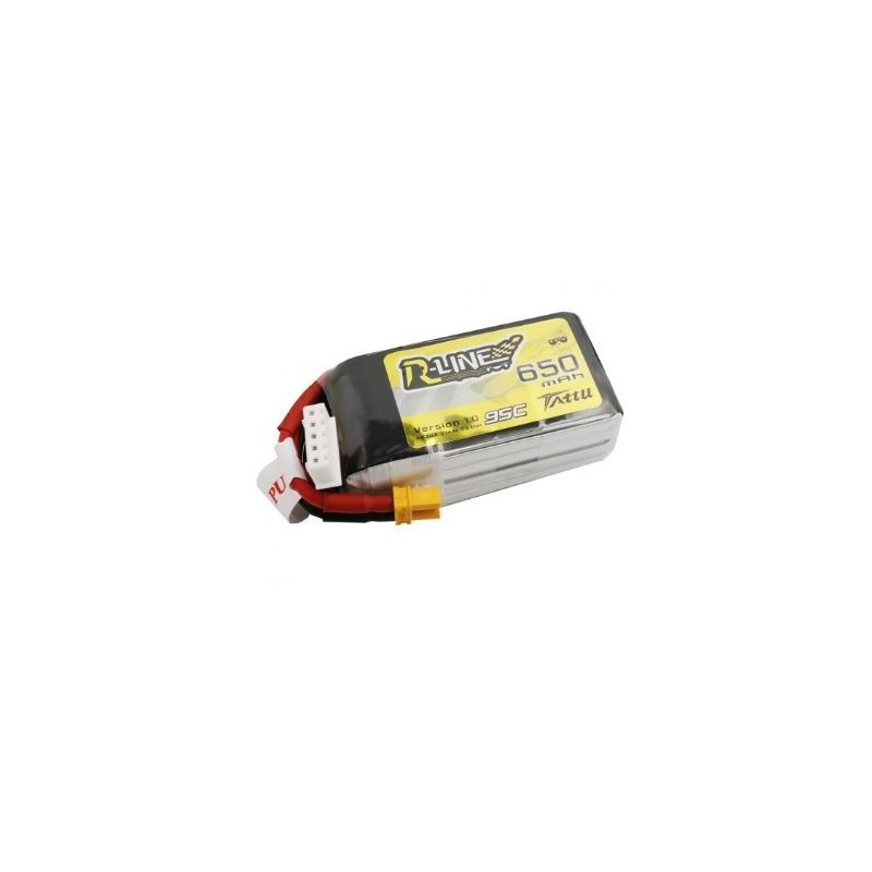 Batterie Lipo Tattu R-Line 4S 650mAh 95C (XT30)