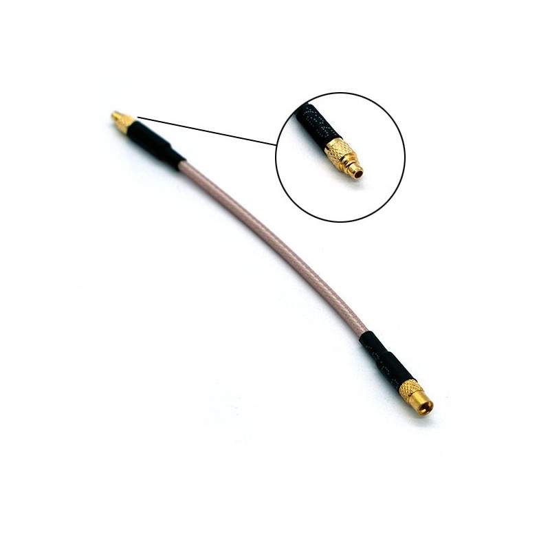 Cable MMCX mâle / MMCX femelle (10cm)