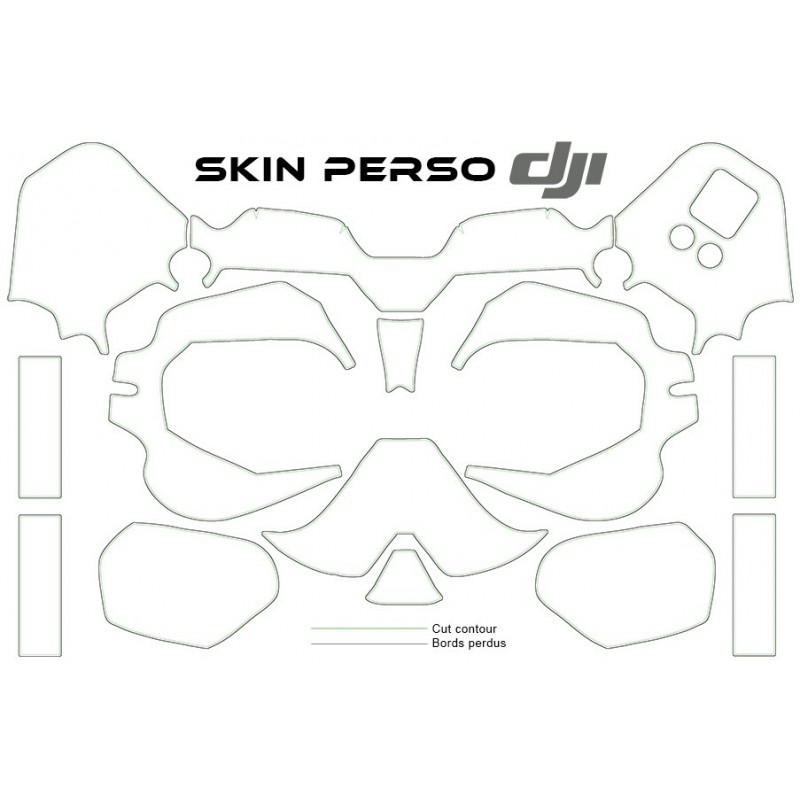 DJI Skin - Custom (2pcs)