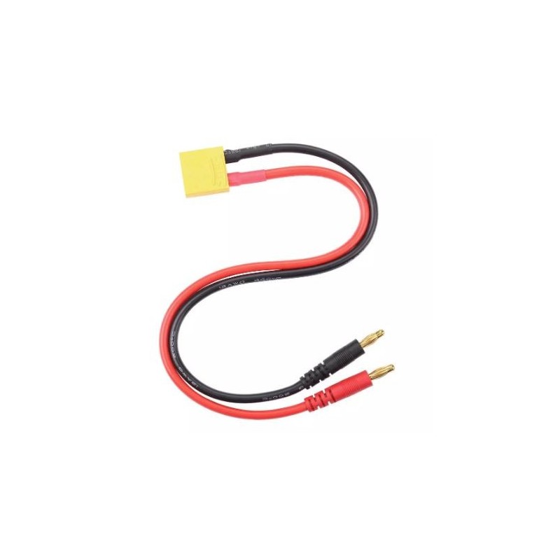 XT90 Male Charger cable / 4mm Banana Plug