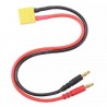 XT90 Male Charger cable / 4mm Banana Plug