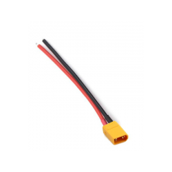 XT30 male cable 16AWG - 10cm