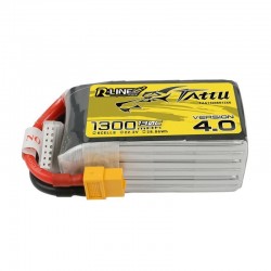 Tattu R-Line Version 4.0 1300mAh 6S 130C Lipo Battery Pack