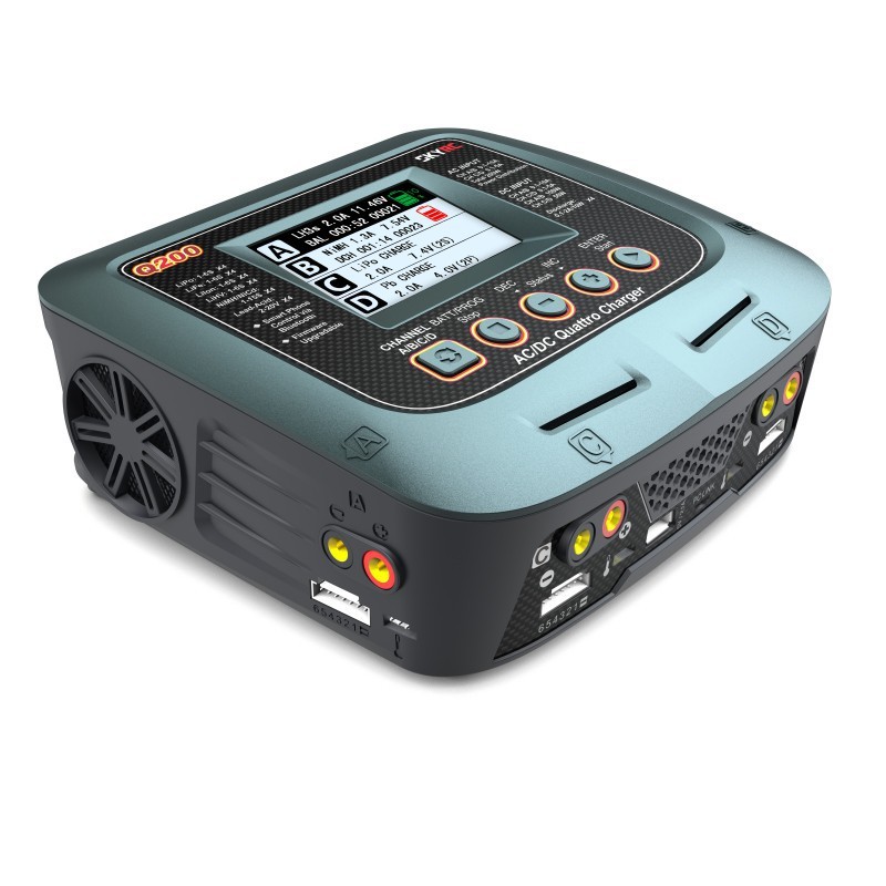 CSkyRC Q200 Quattro AC/DC Charger (max 2x100W + 2x50W) Bluetooth