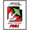 Skin DJI FPV combo - Batterie - FULL Vert