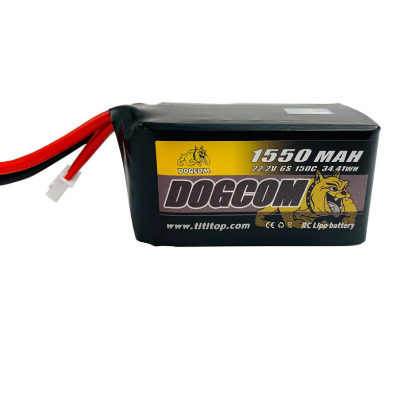 Batterie Lipo Dogcom 6S 1550mAh 150C - Drone-FPV-Racer