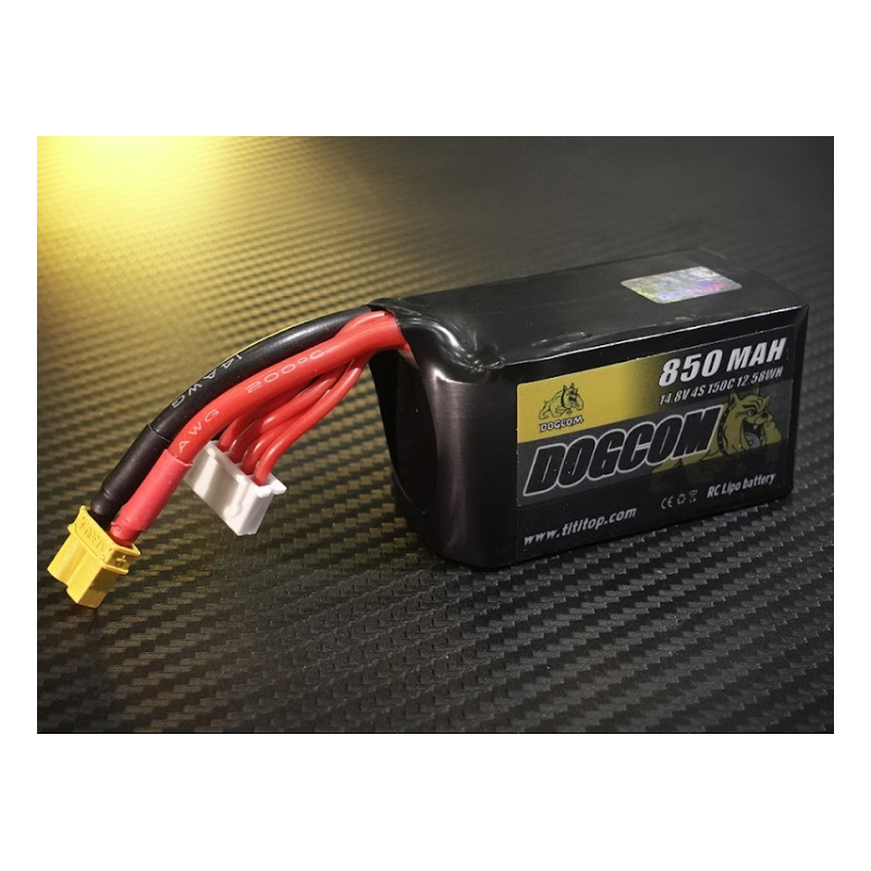 Batterie Lipo Dogcom 4S 850mAh 150C