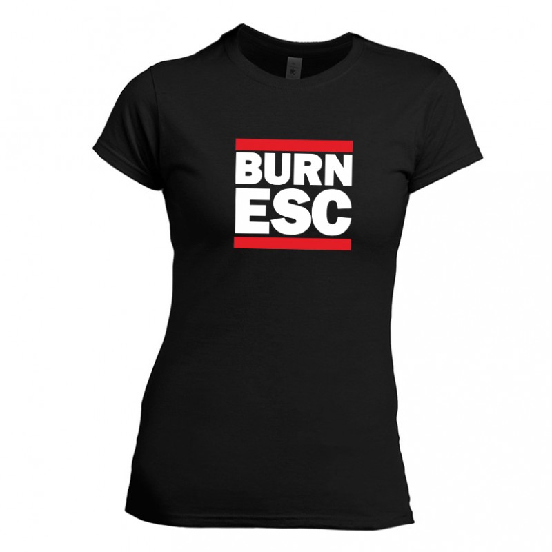 T-Shirt Burn ESC - Women - by PiratFrames