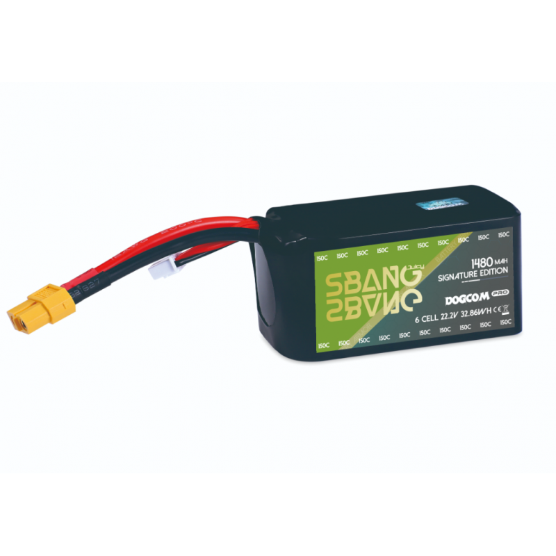 Batterie Lipo Dogcom 6S 1480mAh 150C - Edition SBANG