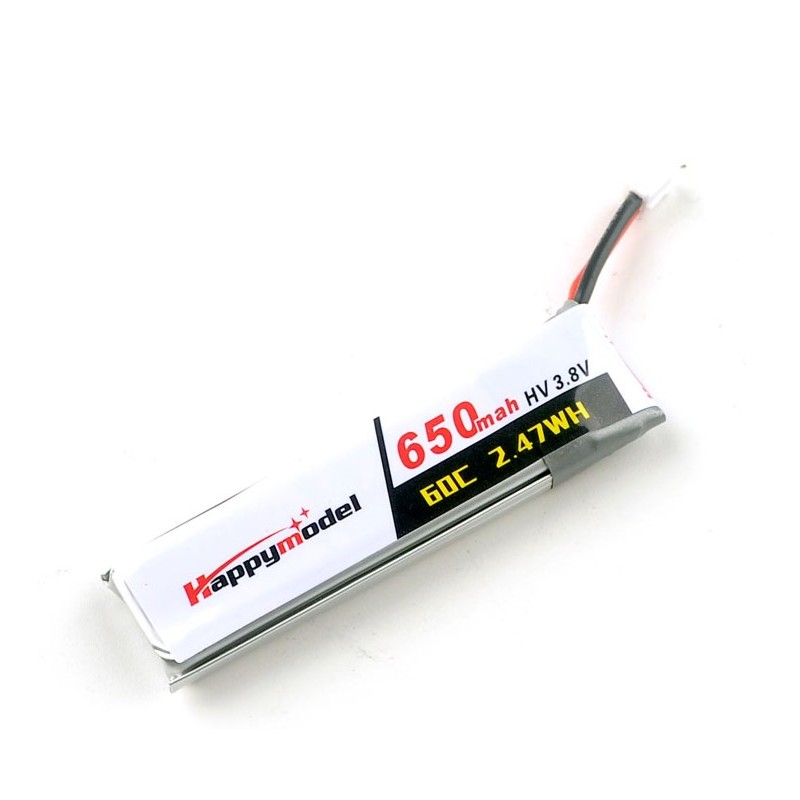 Batterie Lipo 1S 650mAh 30C Pour Moblite7 - Happymodel