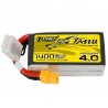 Batterie Lipo Tattu R-Line 4S 1400mAh 130C - Version 4.0