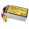 Batterie Lipo Tattu R-Line 4S 1550mAh 130C - Version 4.0