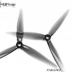 HQProp 7.5x3.7x3 Light Grey...