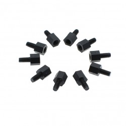 M3 x 5mm Black Nylon...