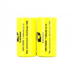 Accu 9A 18350 Listman 1100mah (2pcs)