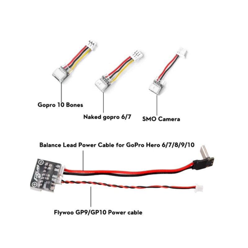 Câble d'alimentation Type-C Pour Caméras GoPro - Flywoo 