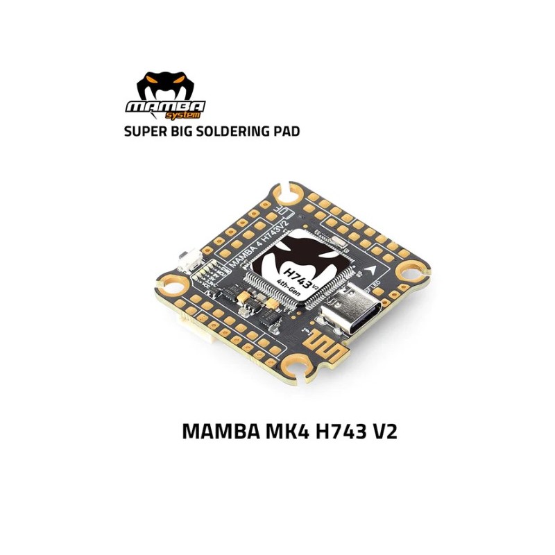 Contrôleur de Vol Mamba MK4 H743 V2 - Diatone