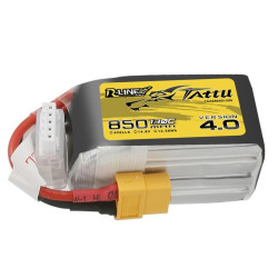 Batterie Lipo Tattu R-Line 4S 850mAh 130C - Version 4.0