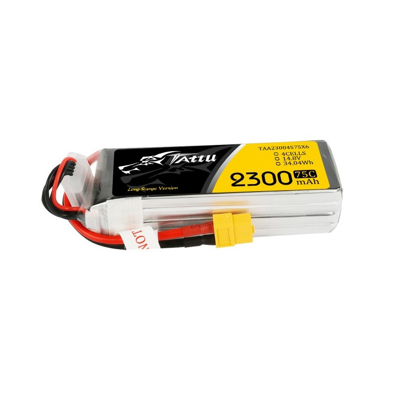 Batterie Lipo Tattu 4S 2300mAh 75C
