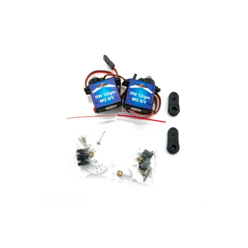 Servos Metal Gear 6V 12g Pour Nano Drak (2pcs) - RiteWing