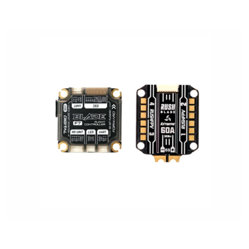 Stack Rush Blade F722 30X30 V2 + ESC 60A - Extreme Edition Pour DJI - RushFPV