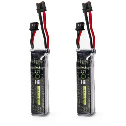 Batterie Explorer 750mAh HV 2S 80C (2pcs) - Flywoo