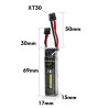 Batterie Explorer 750mAh HV 2S 80C (2pcs) - Flywoo