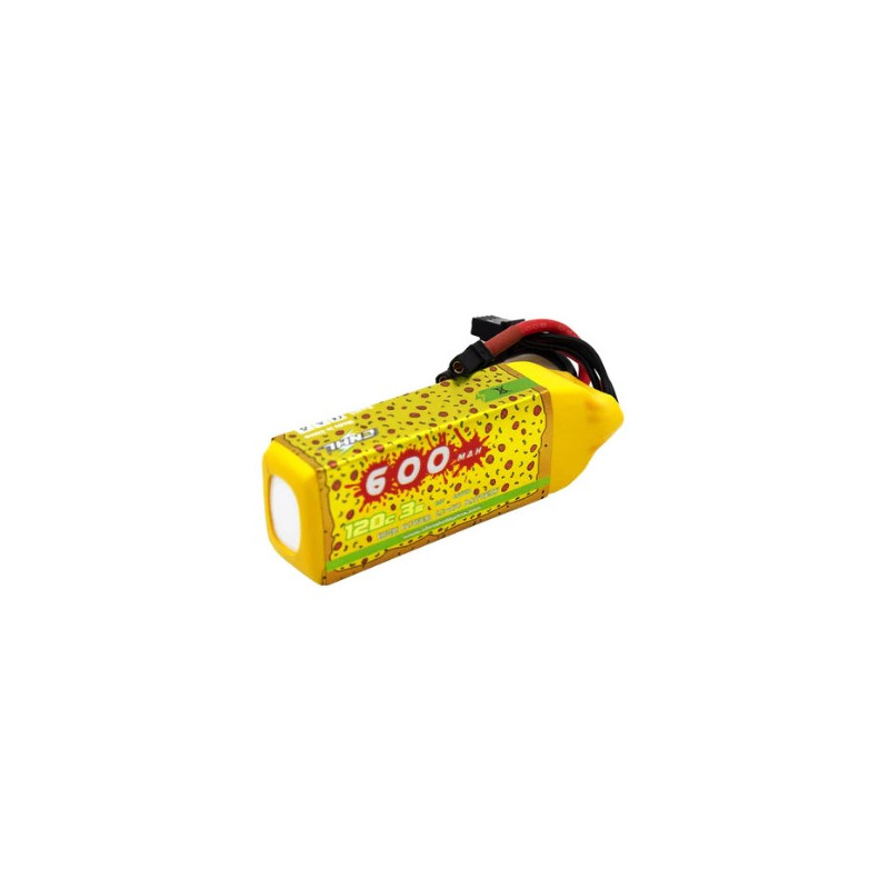 Batterie Lipo 600mAh 3S 120C (PIZZA) - CNHL