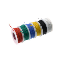 6 Color Hook-Up 15m 28AWG...