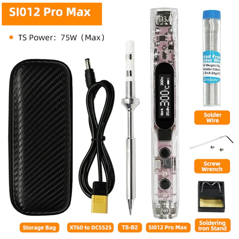 Kit Fer à Souder OLED SI012 Pro Max - Sequre 