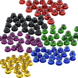 Ecrous M5 Alu Anodisés avec...