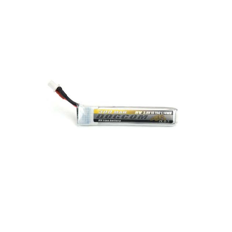 Batterie Lipo 1S 300mAh 75C HV PH2.0 - Dogcom 